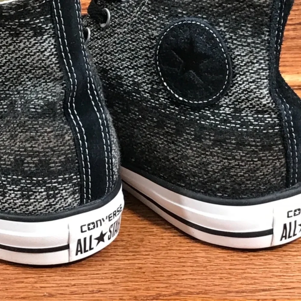 Converse CT‎ Chuck Taylor Hi Black White Shoes - Picture 5 of 8